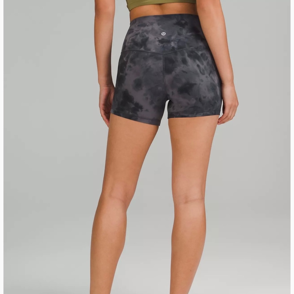 lululemon Diamond Dye Pitch Grey Graphite Grey Align shorts